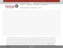 Tablet Screenshot of kintsugi-associazione.org